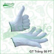 Găng tay sợi màu trắng tinh Asia Safe GST-05