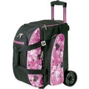 Brunswick Image Double Roller Hearts All Over Bowling Bag