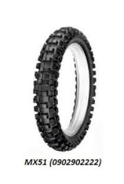 Lốp xe máy MC 110/90-19 62M MX51 WT Dunlop 