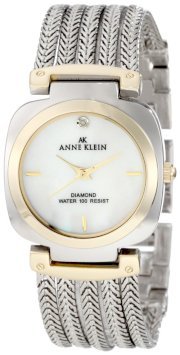 Đồng hồ AK Anne Klein Women's 10/9765MPTT Diamond Dial Two-Tone Chain Bracelet Watch