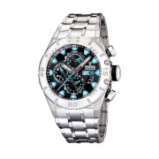 Festina Men's Le Tour De France F16527/5 Silver Stainless-Steel Quartz Watch with Black Dial