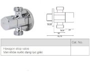 Van khóa nước 2 đầu Hafele 25920