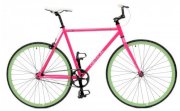 Critical Cycles Fixed-Gear Single-Speed Bicycle - Pink Celeste
