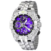 Festina Men's Stainless Steel Purple Dial Date Chronograph Watch F16542/A