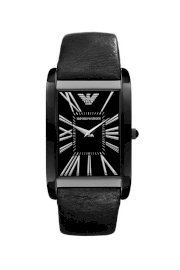 Đồng hồ Emporio Armani Watch, Men's Black Leather Strap AR2060
