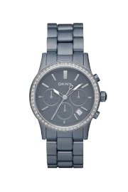 Đồng hồ DKNY Watch, Women's Chronograph Gray Aluminum Bracelet NY8325