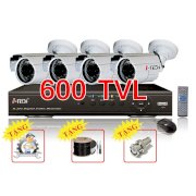 Bộ 4 camera I-Tech TCX-T20IRC + đầu ghi IT-9004