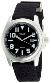 Citizen Men's BM6400-00E Eco-Drive Canvas Watch