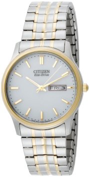 Citizen Men's BM8454-93A Eco-Drive Flexible Band Two-Tone Watch