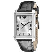 Emporio Armani Men's AR0486 Classic Silver Dial Watch