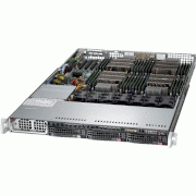 Server Supermicro SuperServer 8017R-TF+ 1U Rackmount Server Barebone Quad LGA 2011 Intel C602 DDR3 1866/1600/1333/1066/800