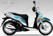 Dán decal xe Honda SH Mode 018