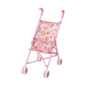 You and Me Umbrella Stroller - Pink Stroller with Pink Flowers