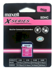 Maxell X-Series SDHC 1GB Class 6