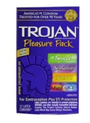 TROJAN Pleasure Pack  Hộp 12 chiếc (Thiết kế mới)