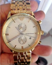 Đồng hồ nam cao cấp Emporio Armani AR0386 Full Gold
