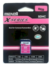 Maxell X-Series SDHC 4GB Class 4