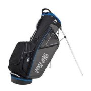 Ping Hoofer Stand Bag - Charcoal/Black/Electric Blue 