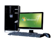 Máy tính Desktop ROBO Scholar SE10414 (Intel Celeron G1630 2.8Ghz, Ram 2GB, HDD 250GB, VGA Onboard, DVDROM, PC DOS, Màn hình 19" LED)