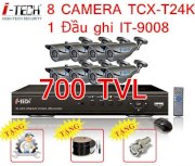 Bộ camera giám sát nhà xưởng i-Tech 12-8K