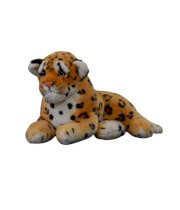 Play n Pets Soft Brown Leopard Medium -25 cm