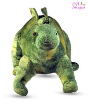 Soft Buddies Green Dinosaur - 22 cm