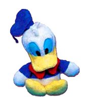 Disney Plush Donald Flopsie New Soft Toy - 8 Inches