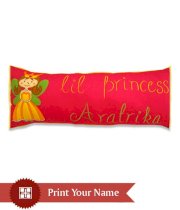 Bananaah Lil Princess - Personalised Body Cushion-9 Characters Cover With Filler