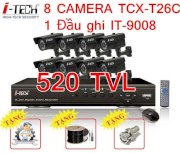 Bộ camera giám sát nhà xưởng i-Tech 16-8K