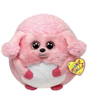 TY Toy Lovey-Pink Poodle Medium - 8 Inches