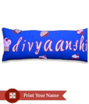 Bananaah Cupcake - Personalised Body Cushion Cover With Filler