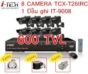 Bộ camera giám sát nhà xưởng i-Tech 17-8K