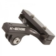 K-Edge GoBig Pro Saddle Rail Mount (black/ gunmetal/ red)