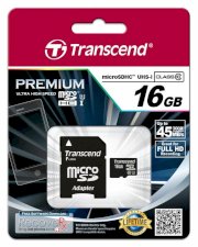 Transcend Premium UHS-I MicroSDHC 16GB (Class 10)