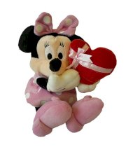 Disney Minnie Mouse with Heart Soft Toy