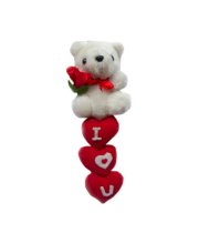 Tickles I love You Teddy Soft Toy - 8 cm