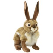 Hansa Black Tail Jack Rabbit Soft Toy