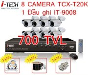 Bộ camera giám sát nhà xưởng i-Tech 6-8K