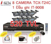 Bộ camera giám sát nhà xưởng i-Tech 10-8K