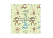 Chăn quấn em bé Summer Infant SwaddleMe Large Uni Monkey Fun 70040, size L