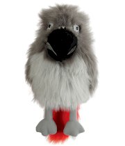 The Puppet Company African Grey Parrot Large Birds Hand Puppet- 10 cm