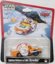 Disney Cars Star Wars Lightning Mcqueen as Luke Skywalker Disney Mattel 1:55 Scale Limited Edition