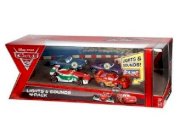 Disney / Pixar Cars 2 Movie Exclusive Lights Sounds 4Pack Lightning Lightning McQueen, Francesco Bernoulli, Finn McMissile Holley Shiftwell