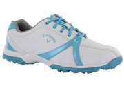  Callaway - Women's Cirrus White/Blue Golf Shoes 