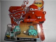 Disney Cars Toon Orderly Pittys #1 & #2 Die Cast Cars by Mattel