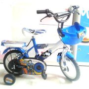 Xe đạp trẻ em 2 bánh K5 M974X màu xanh trắng, cho trẻ từ 4~6 tuổi