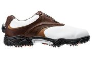  FootJoy - Contour Golf Shoes BOA White/ Brown/Taupe 