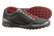 ECCO Men's Biom Hybrid Golf Shoes (Black/Brick)