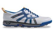  Callaway - X Cage-Vibe White/Blue Golf Shoes 