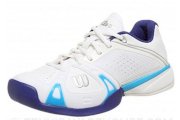 Wilson Rush Pro White/Blue Women's Shoe